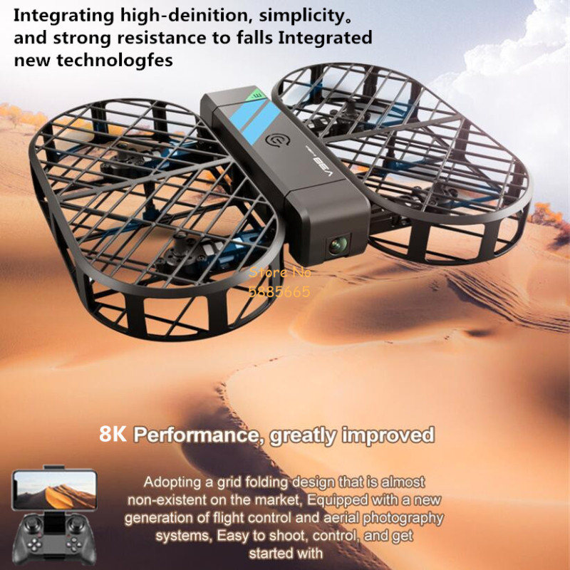 Drone Aerial Photography - 8K HD Kamera 360° ° Koruma
