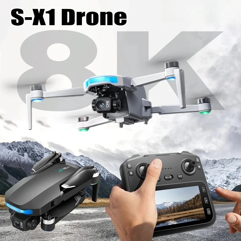 Drone Surveying - Orijinal S-X1 Drone 8K HD Profesyonel