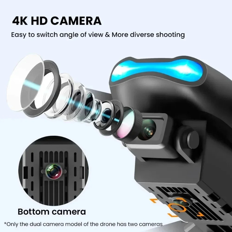 Drone Multispectral - E99Pro HD 4K Çift WiFi FPV