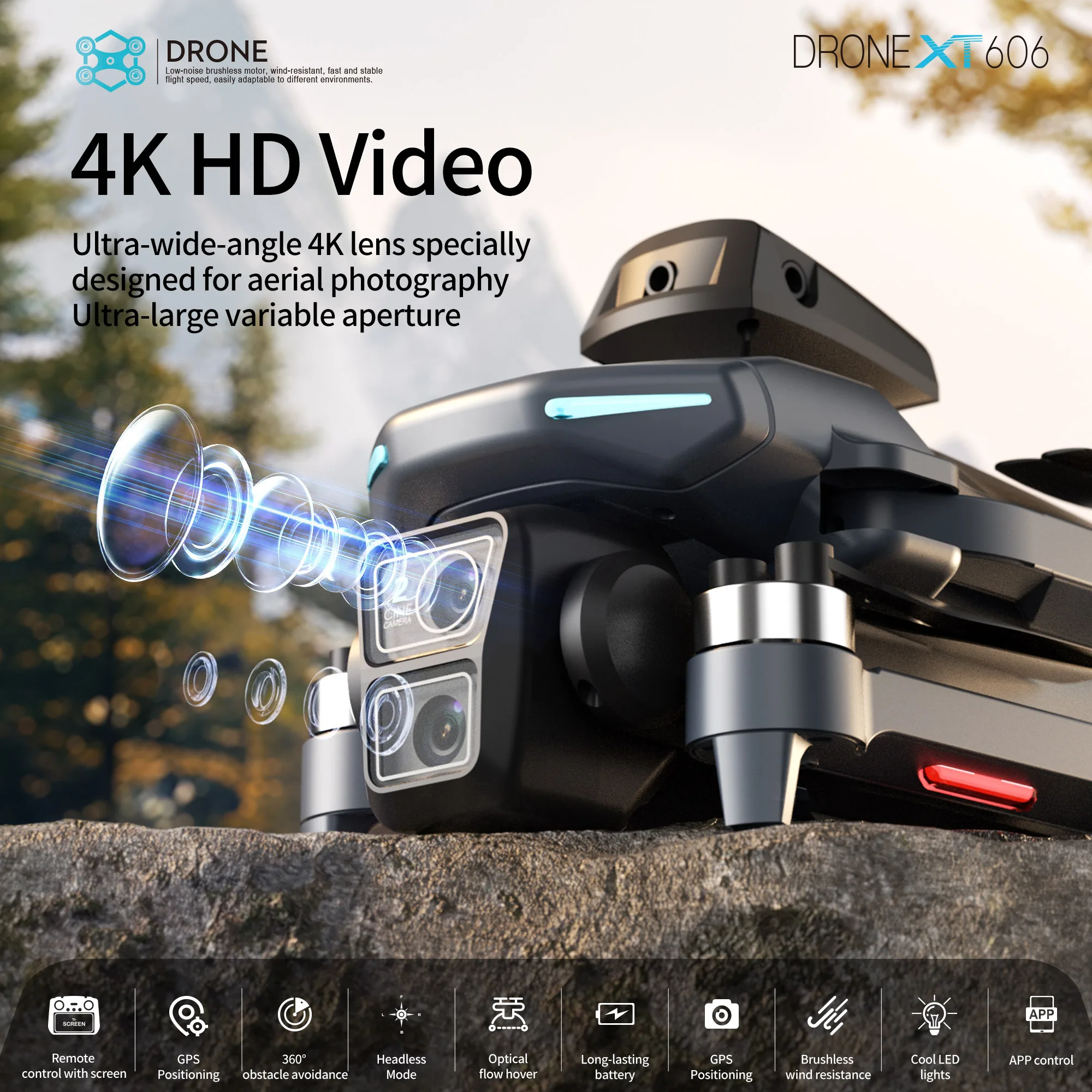 Orijinal XT606 Drone Profesyon - Drone Surveying incelemesi ve fiyatı