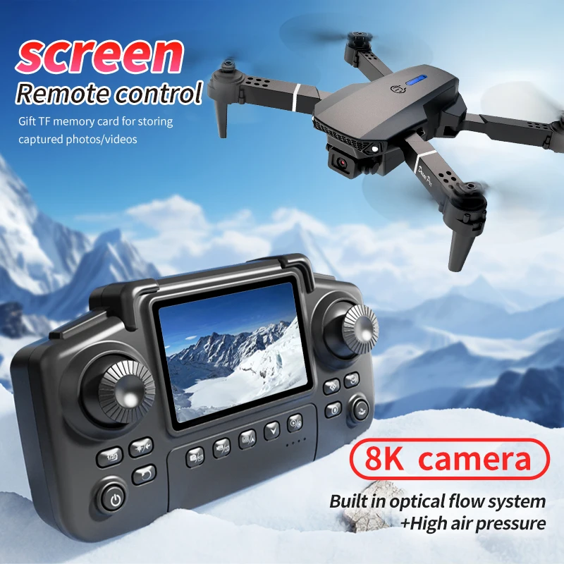 Profesyonel E88 PRO Drone, Ekr - Drone Surveying incelemesi ve fiyatı