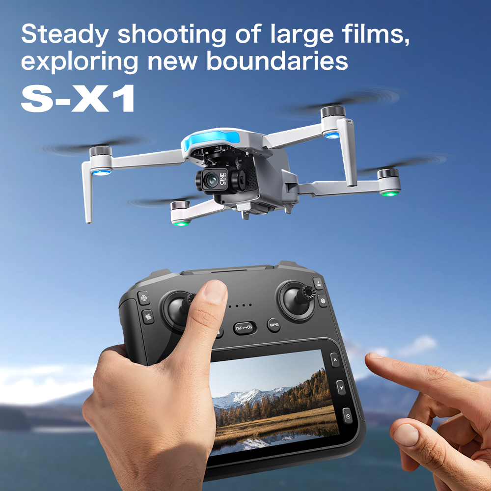 Orijinal S-X1 GPS Drone 8KHD p - Drone Surveying incelemesi ve fiyatı