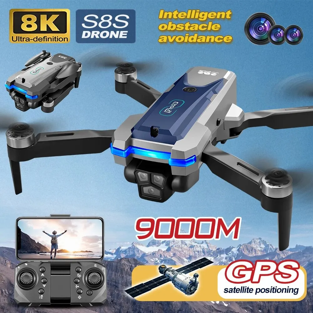 S8S GPS Drone 5G Wifi 8K HD çi - Drone Aerial Photography incelemesi ve fiyatı